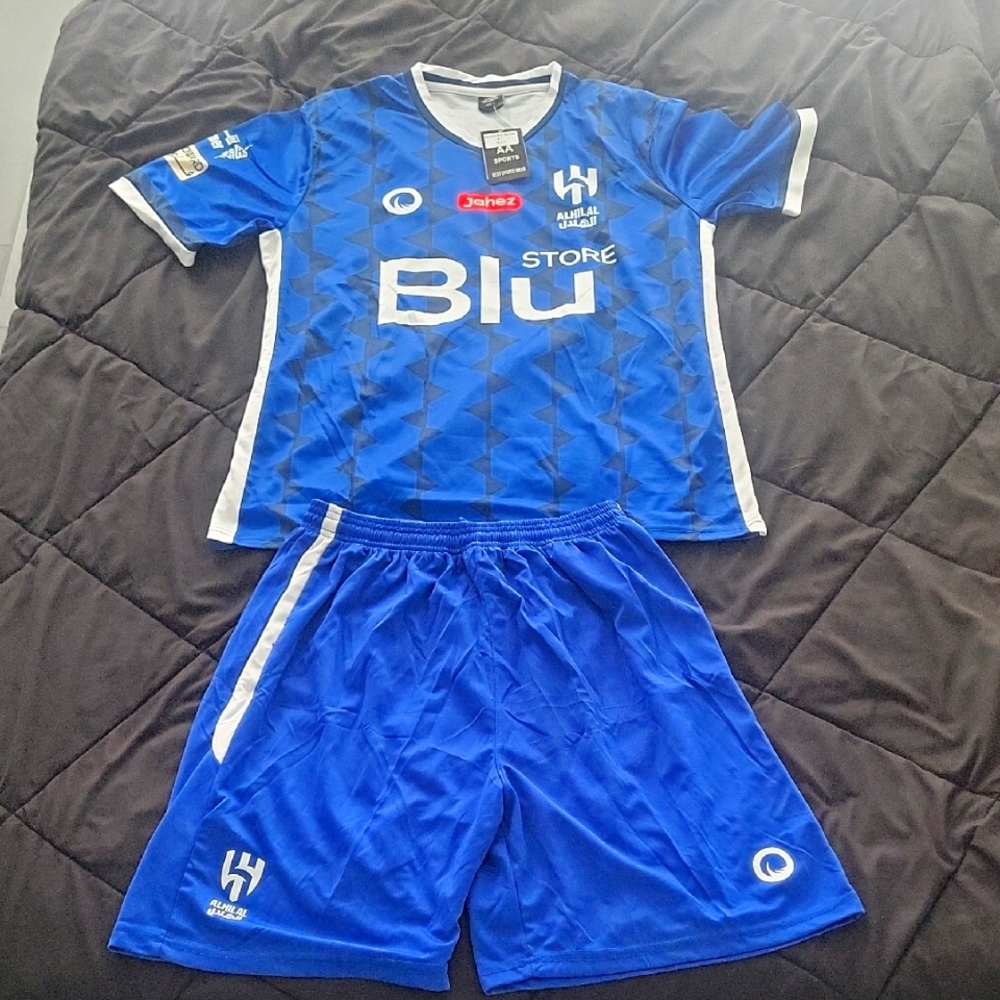 Neymar Jr. #10 Al Hilal Home Blue Soccer Kit
